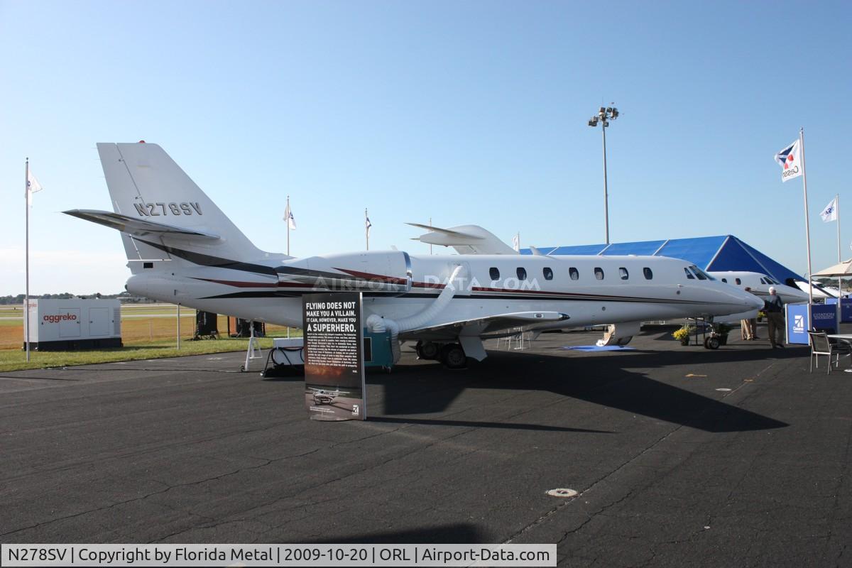 N278SV, 2009 Cessna 680 Citation Sovereign C/N 680-0278, Cessna 680