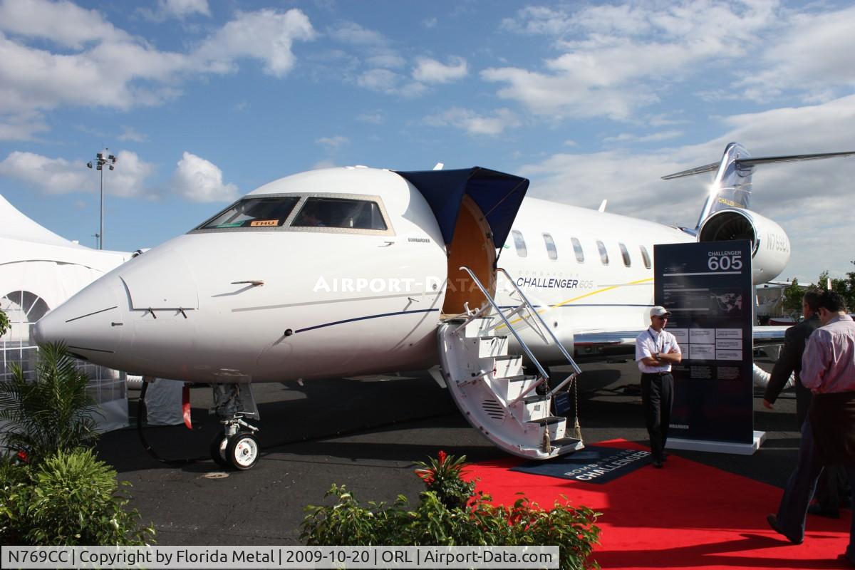 N769CC, 2008 Bombardier Challenger 605 (CL-600-2B16) C/N 5769, Challenger 605