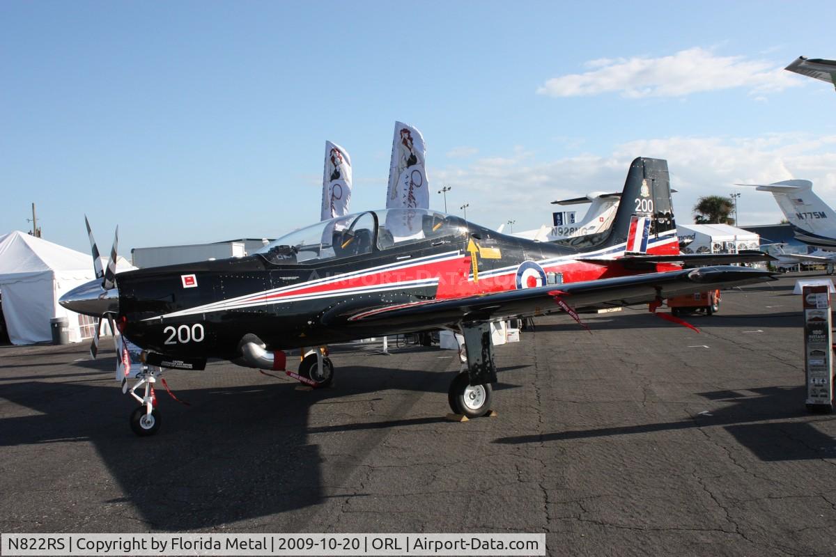 N822RS, 1989 Short S-312 Tucano T1 C/N S025/T25, Tucano