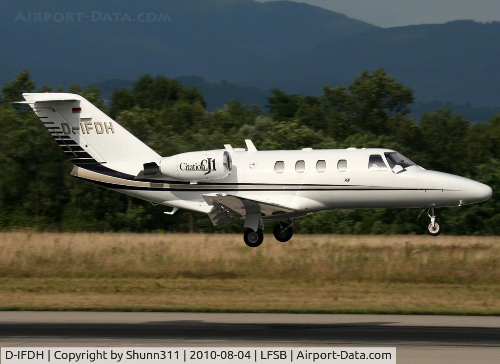 D-IFDH, 2003 Cessna 525 CitationJet CJ1 C/N 525-0517, Landing rwy 16
