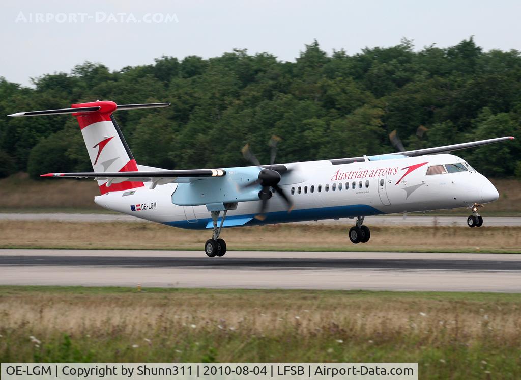 OE-LGM, 2010 De Havilland Canada DHC-8-402Q Dash 8 C/N 4319, Landing rwy 16