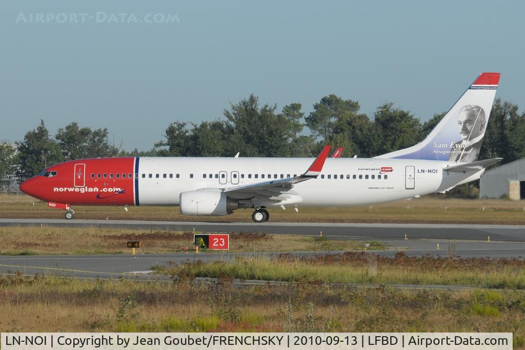 LN-NOI, 2009 Boeing 737-86N C/N 36820, DY1453 BOD/OSL
runway 23