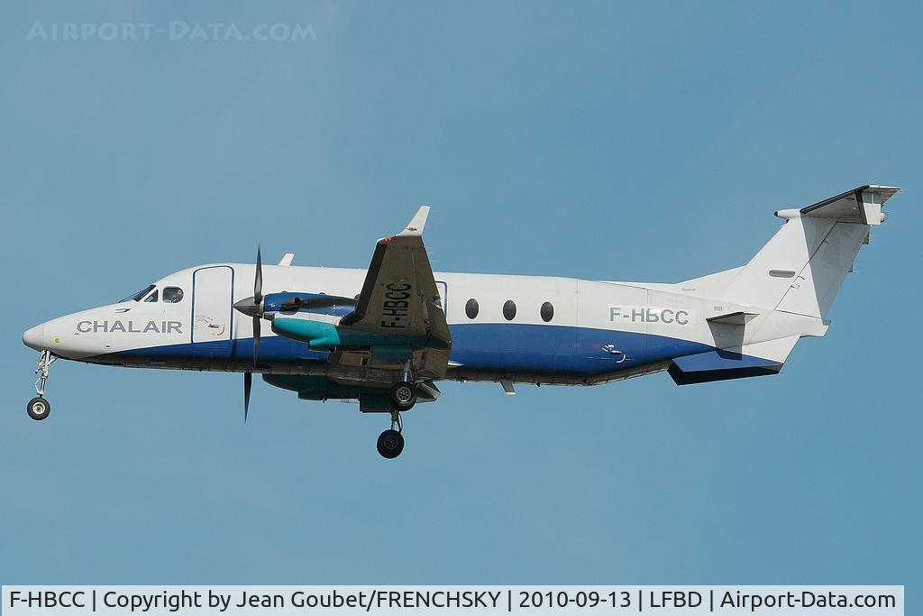 F-HBCC, 1999 Beech 1900D C/N UE-350, flight CE342 
BREST/BORDEAUX