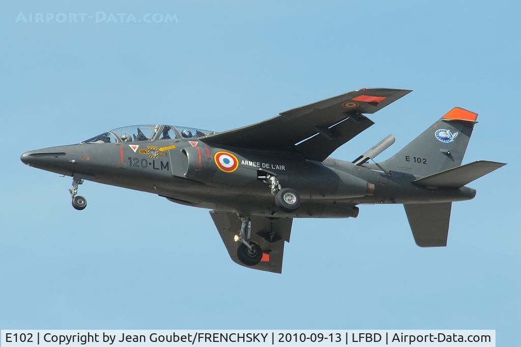 E102, Dassault-Dornier Alpha Jet E C/N E102, Dassault/Dornier Alpha Jet E
France - Air Force
cn102
