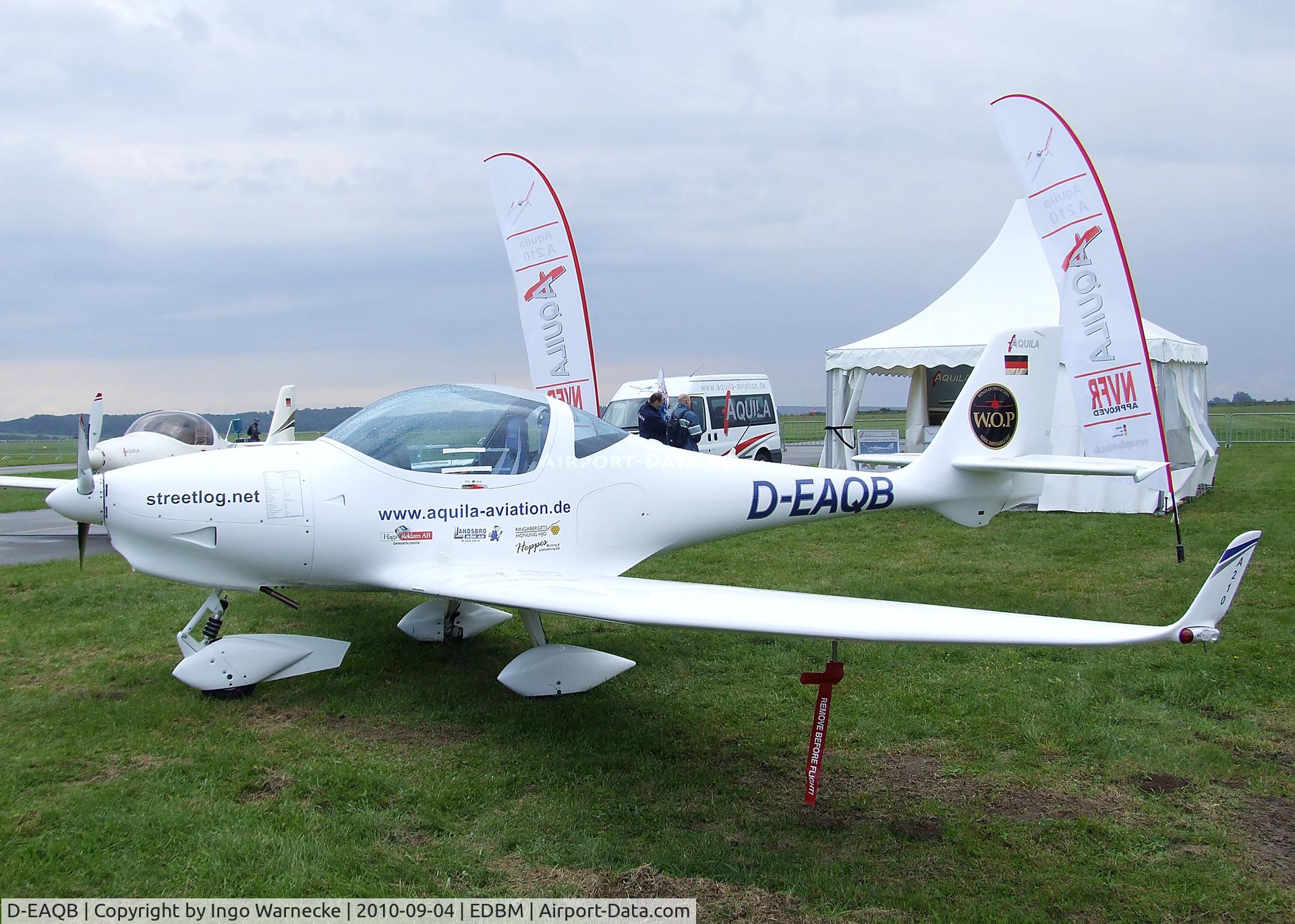D-EAQB, 2002 Aquila A210 (AT01) C/N AT01-103, Aquila A210 (AT01) at the 2010 Air Magdeburg