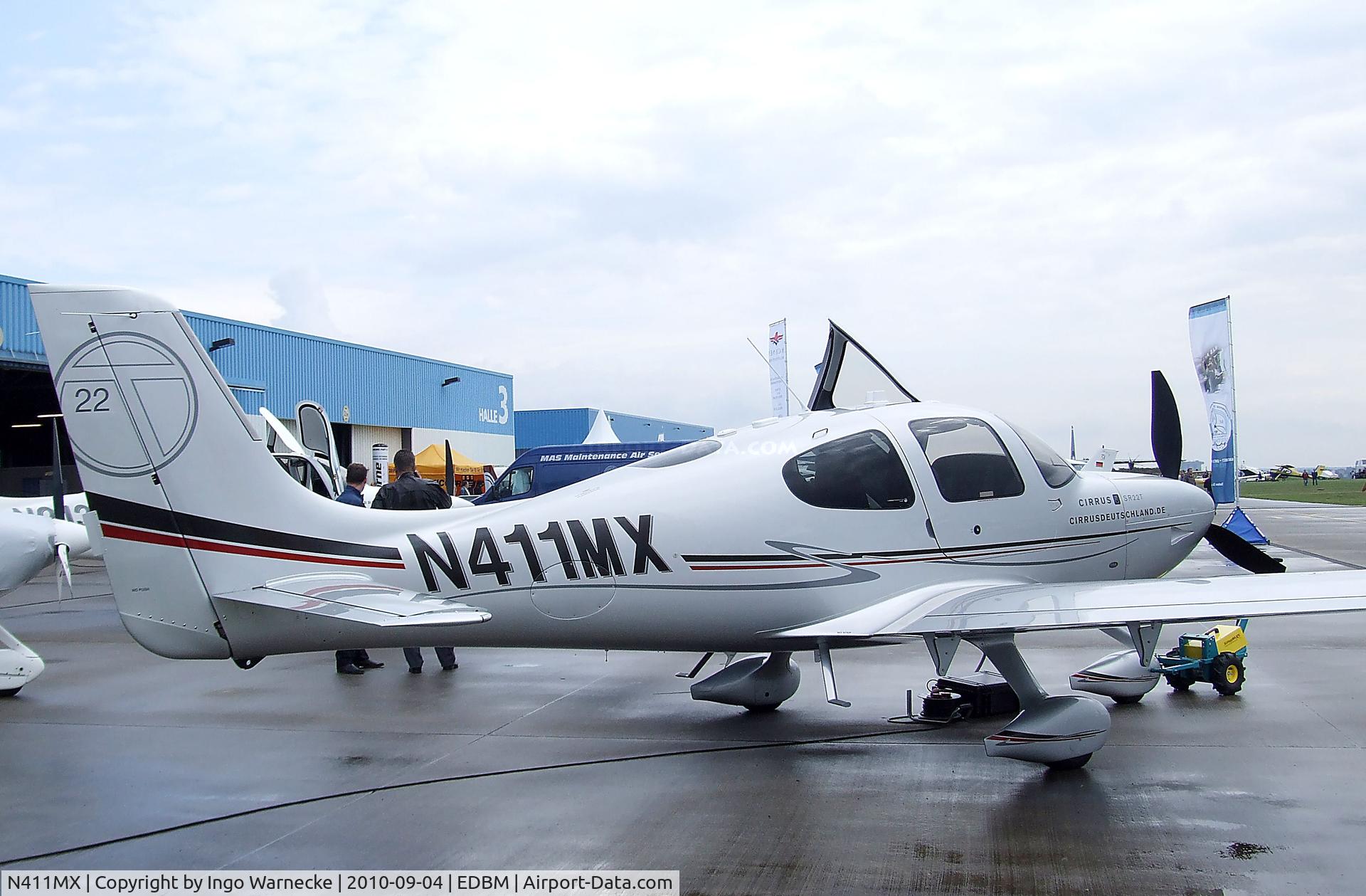 N411MX, Cirrus SR22T C/N 0011, Cirrus SR22T at the 2010 Air Magdeburg