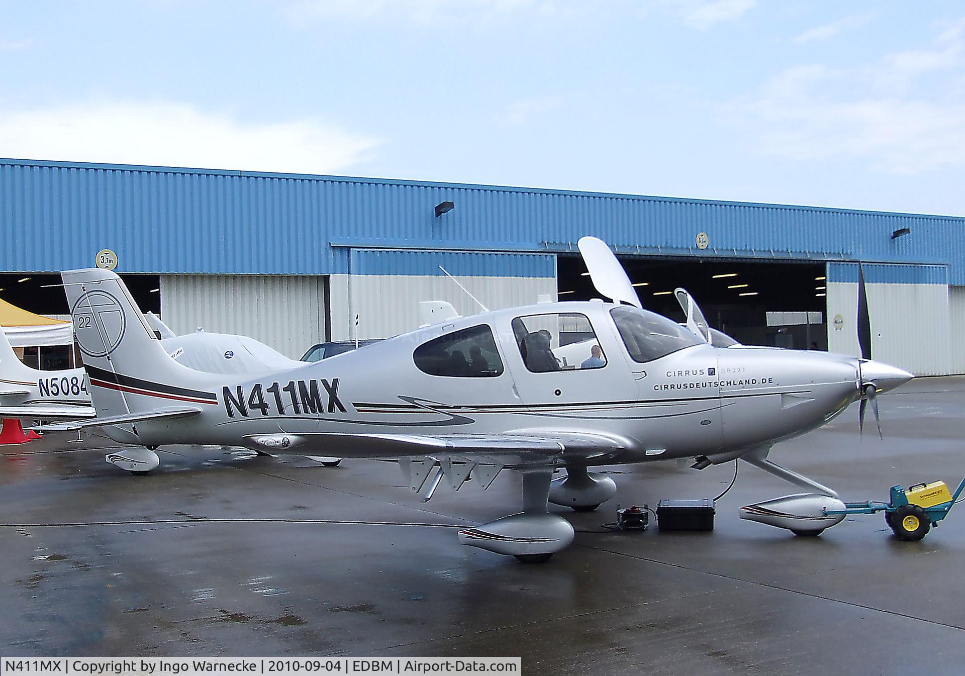 N411MX, Cirrus SR22T C/N 0011, Cirrus SR22T at the 2010 Air Magdeburg