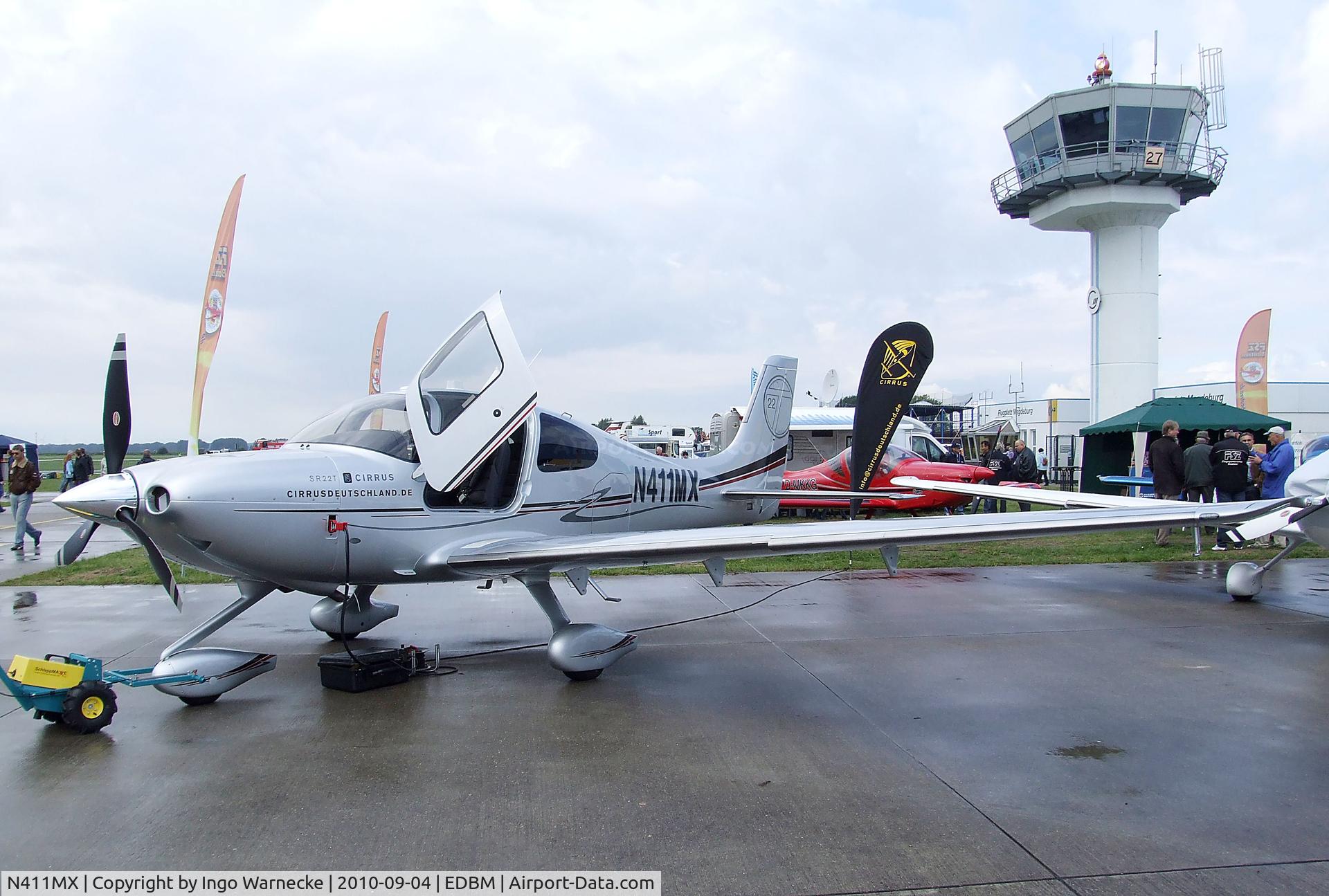 N411MX, Cirrus SR22T C/N 0011, Cirrus SR22T at the 2010 Air Magdeburg