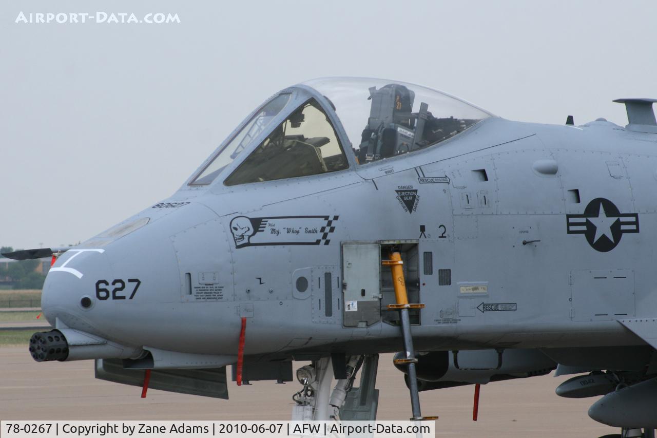78-0267, 1978 Fairchild Republic A-10A Thunderbolt II C/N A10-0267, At Alliance Airport, Ft. Worth, TX