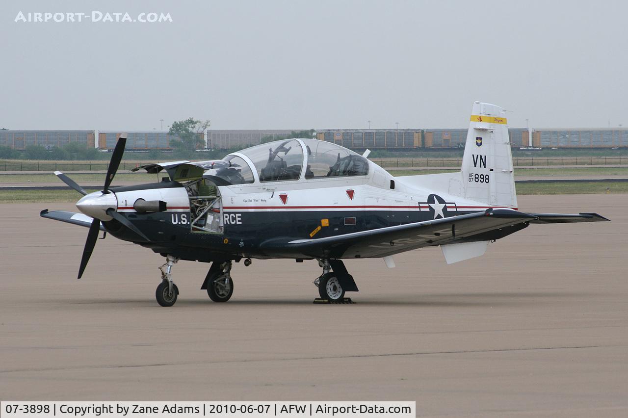07-3898, 2007 Raytheon T-6A Texan II C/N PT-457, At Alliance Airport, Ft. Worth, TX