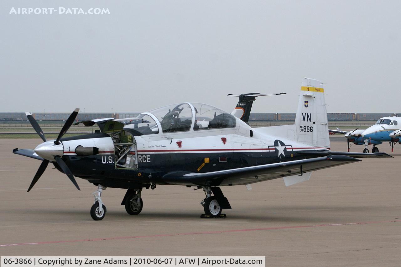 06-3866, 2006 Raytheon T-6A Texan II C/N PT-421, At Alliance Airport, Ft. Worth, TX