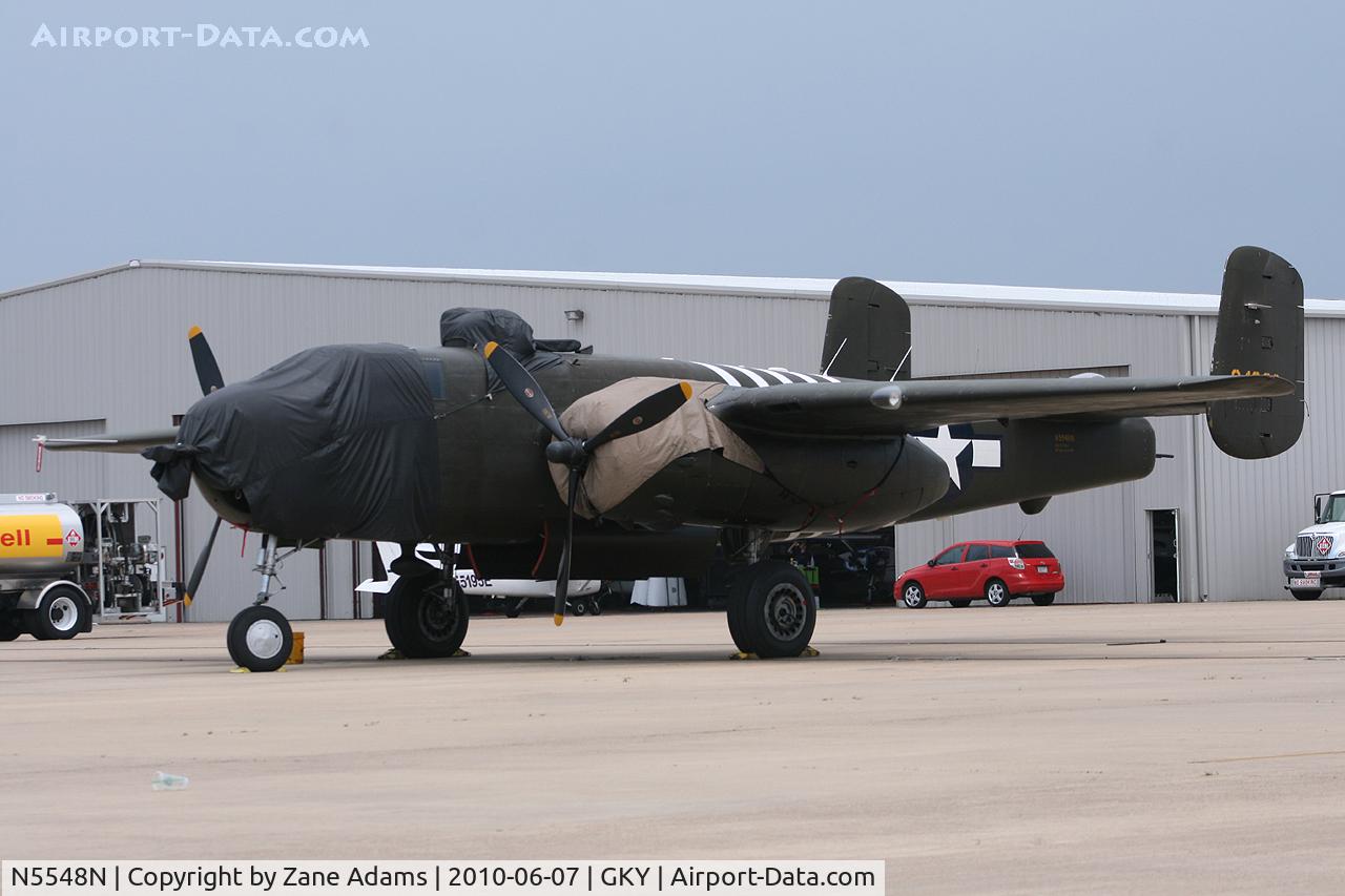 N5548N, 1943 North American B-25H Mitchell C/N 98-21107, At Arlington Municipal, TX