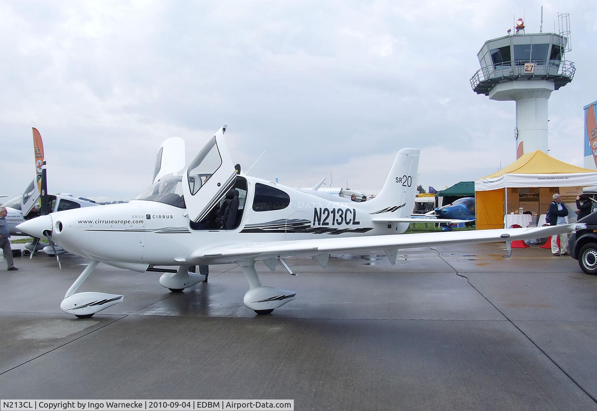 N213CL, 2010 Cirrus SR20 C/N 2055, Cirrus SR20 at the 2010 Air Magdeburg