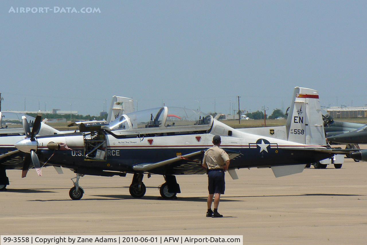 99-3558, 1999 Raytheon T-6A Texan II C/N PT-62, At Alliance Airport, Ft. Worth, TX