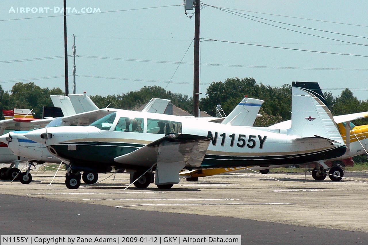 N1155Y, 1981 Mooney M20J 201 C/N 24-1248, At Arlington Municipal, Texas