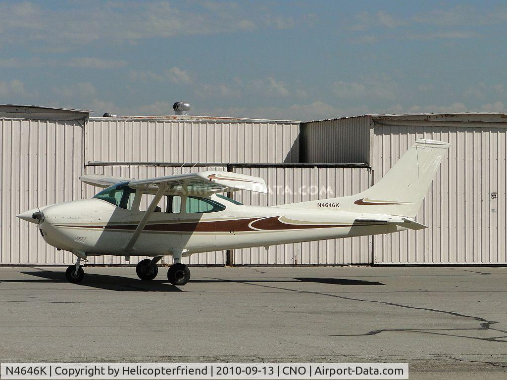 N4646K, 1975 Cessna 182P Skylane C/N 18263648, Parked at Chino