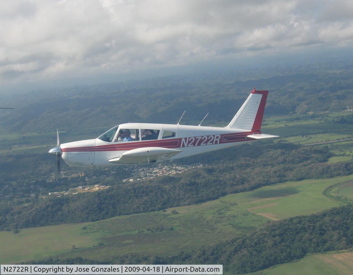 N2722R, 1969 Piper PA-28R-200 Cherokee Arrow C/N 28R-35268, approuching to TJNR (Ceiba)P.R