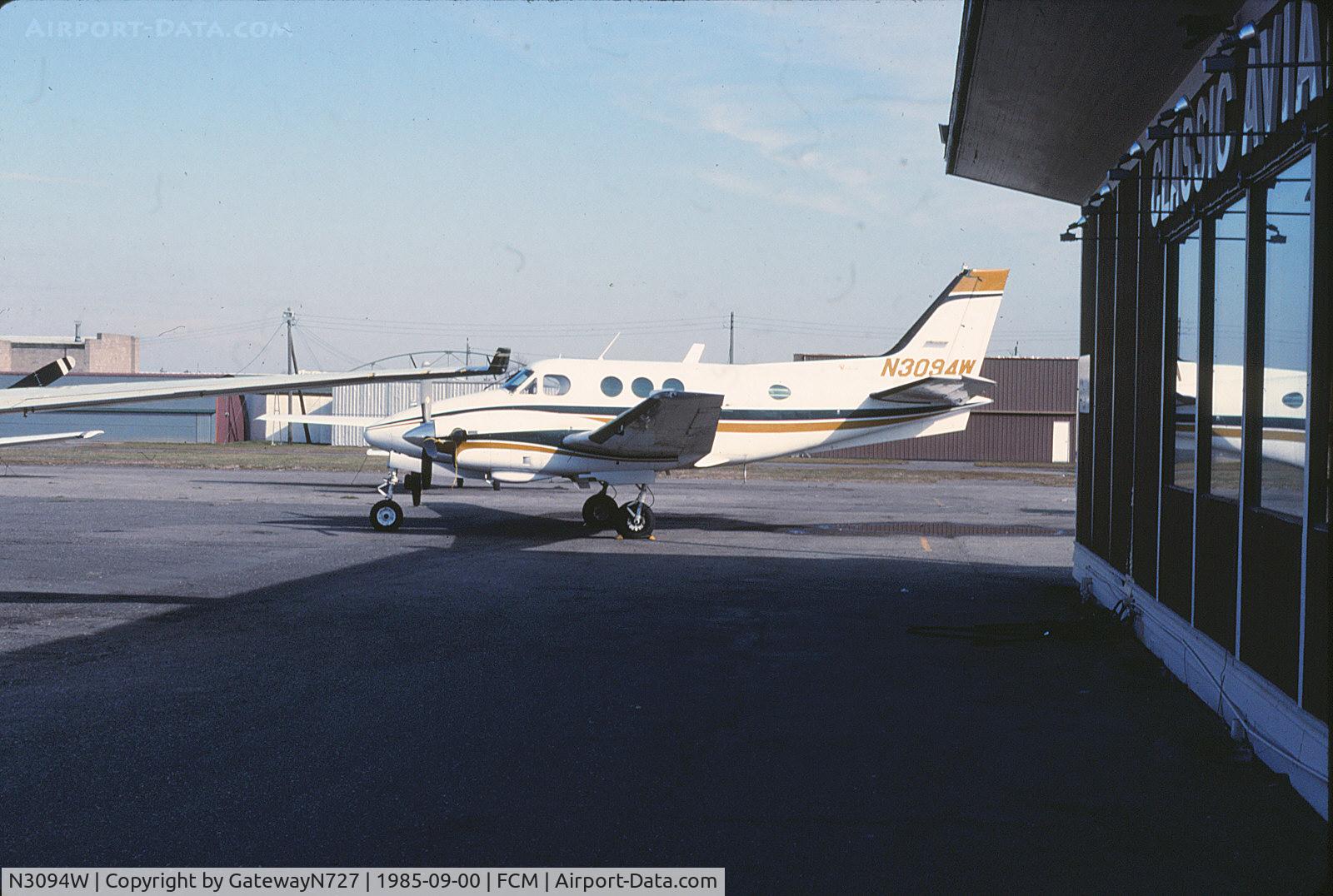 N3094W, 1973 Beech C90 King Air C/N LJ-594, At Classic Aviation.