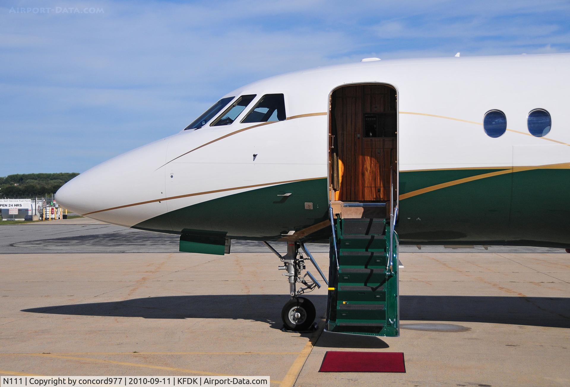N111, 1994 Dassault Falcon 900B C/N 144, KFDK. 9/11/2010.