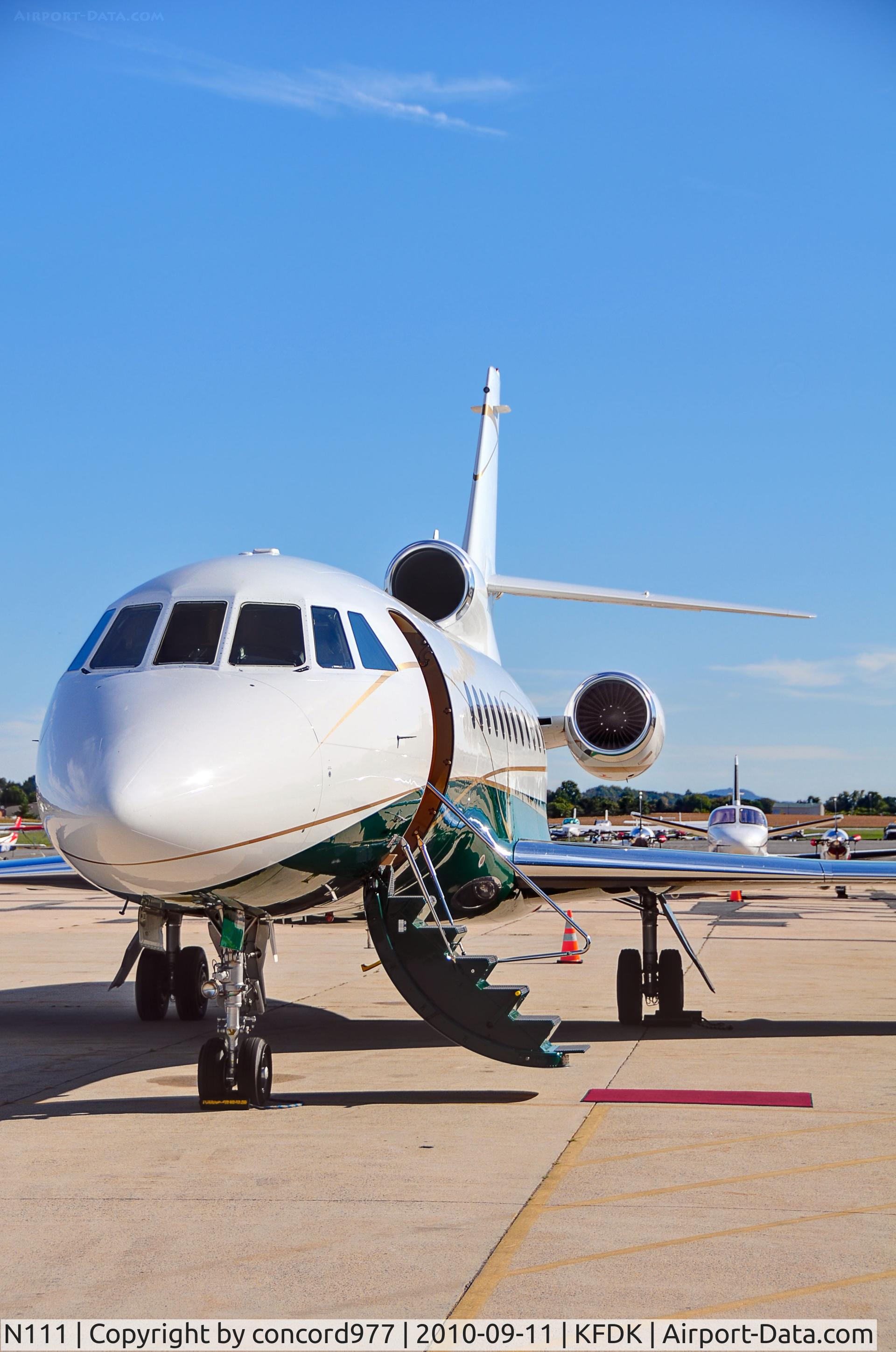N111, 1994 Dassault Falcon 900B C/N 144, KFDK. 9/11/2010.