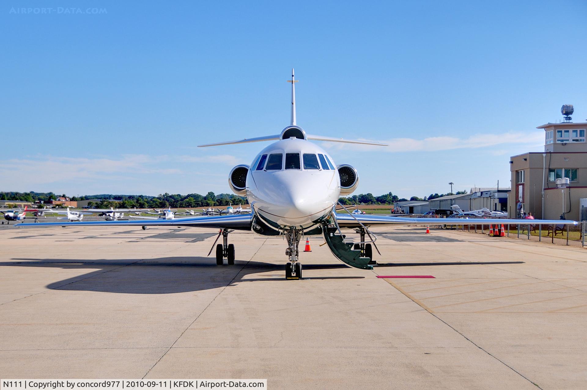 N111, 1994 Dassault Falcon 900B C/N 144, KFDK. 9/11/2010.