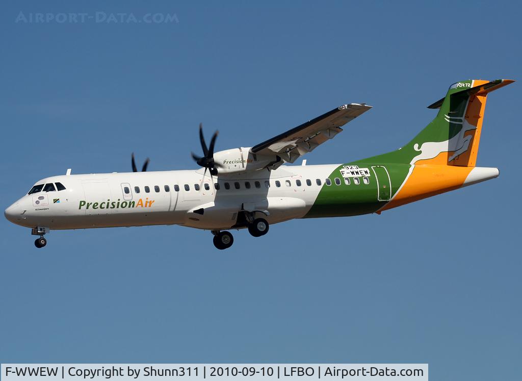 F-WWEW, 2010 ATR 72-212A C/N 923, C/n 923 - To be 5H-PWG