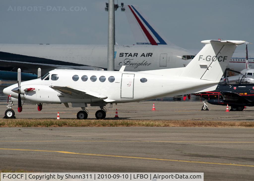 F-GOCF, 1978 Beech 200 Super King Air C/N BB-397, Parked at the General Aviation area...