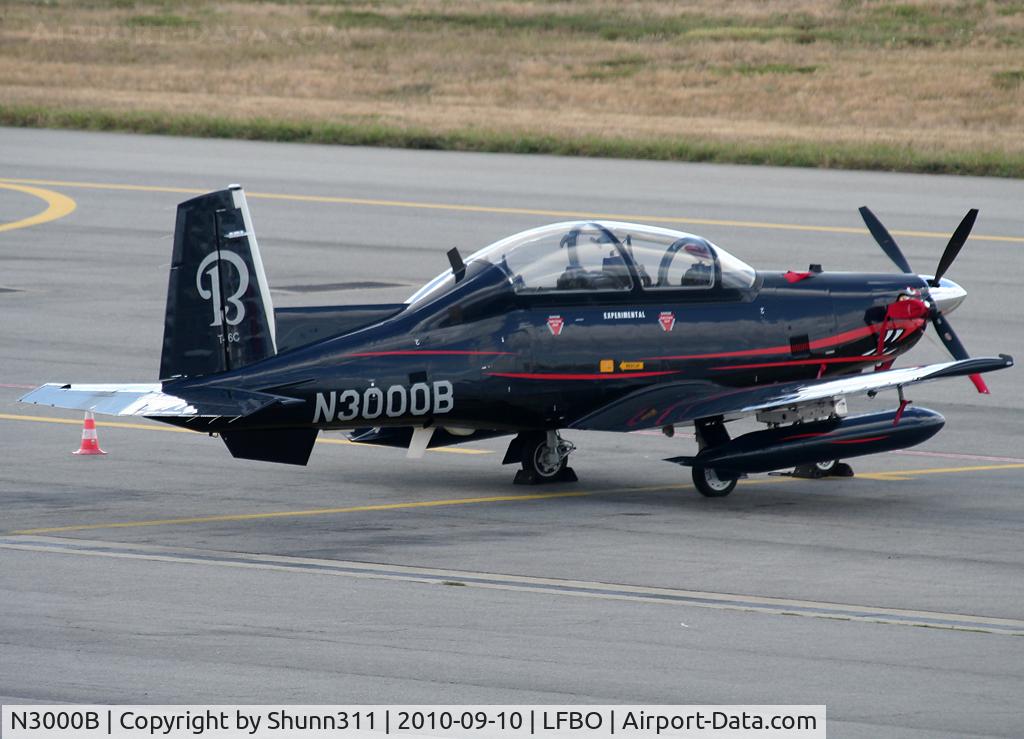 N3000B, 2006 Raytheon 3000 (T-6) C/N PH-1, Parked at the General Aviation area...