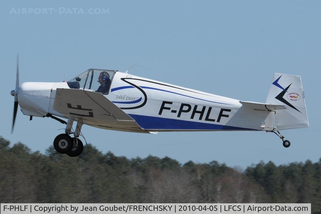 F-PHLF, Jodel D-112 C/N 284, Aéroclub de Bordeaux Yvrac