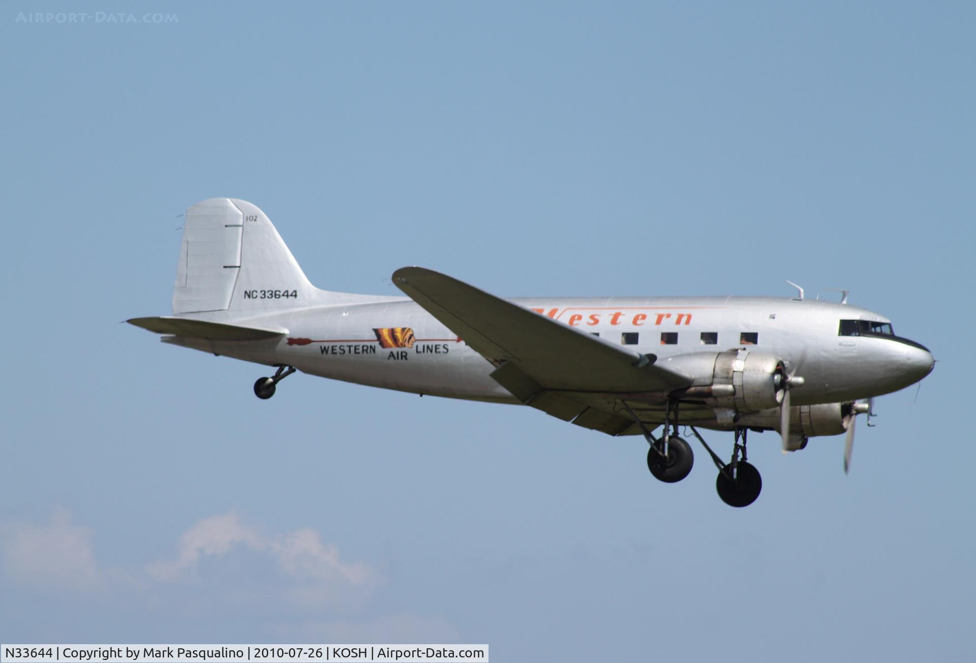 N33644, 1941 Douglas DC-3A-197E C/N 4123, Douglas DC3