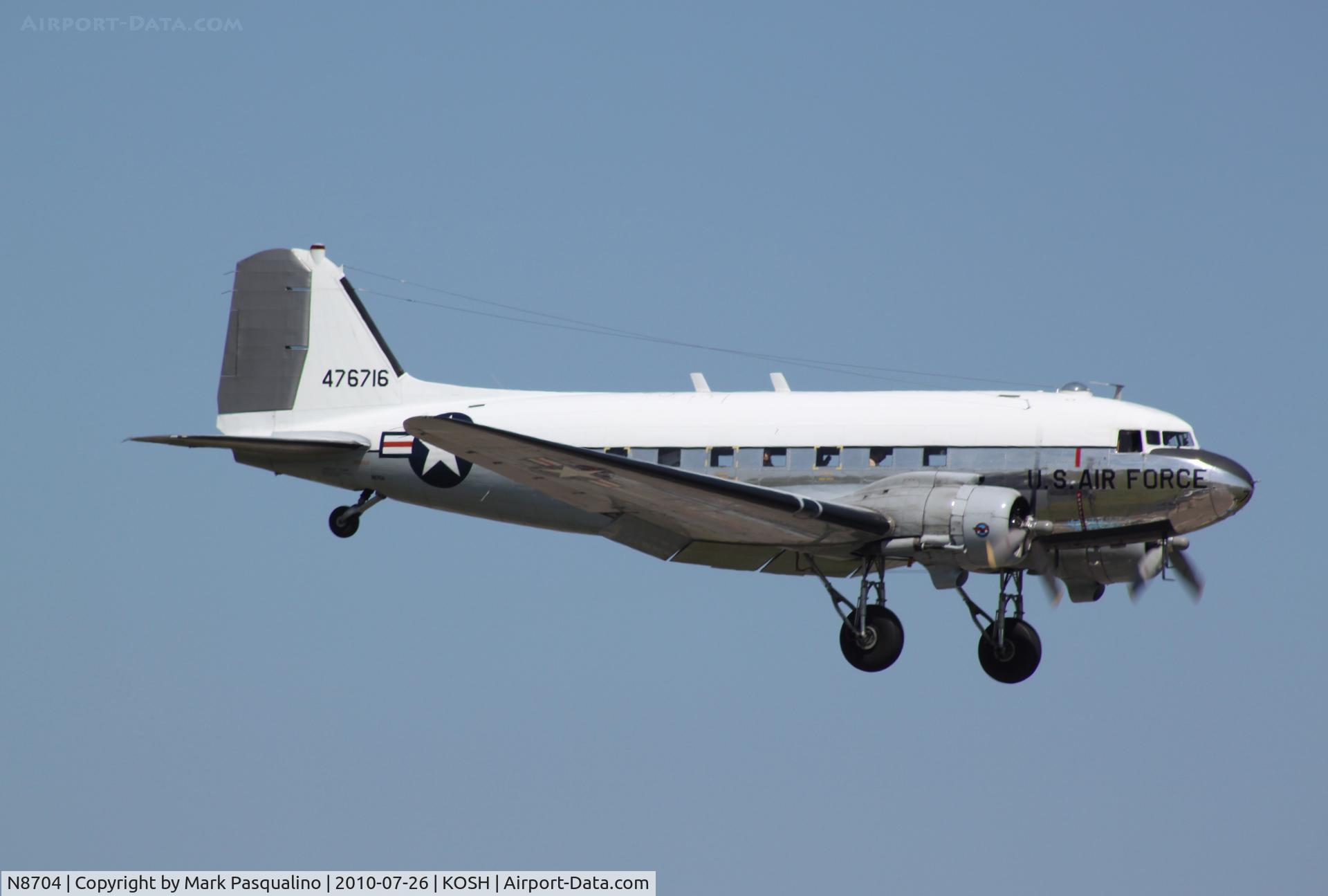 N8704, 1944 Douglas DC3C-S4C4G (TC-47B-30-DK) C/N 33048, Douglas DC3C