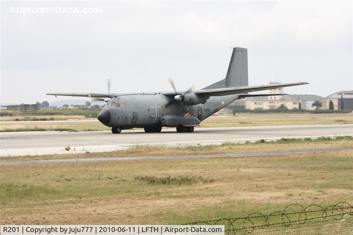 R201, Transall C-160R C/N 201, on display at Hyére