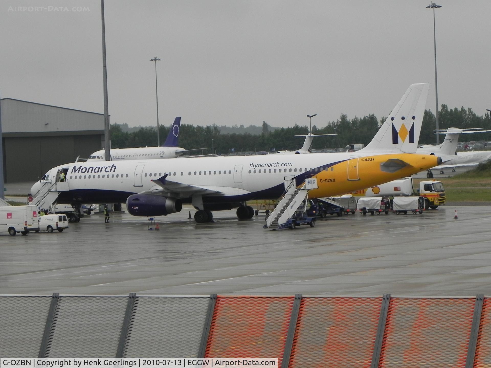 G-OZBN, 1999 Airbus A321-231 C/N 1153, Luton Airport