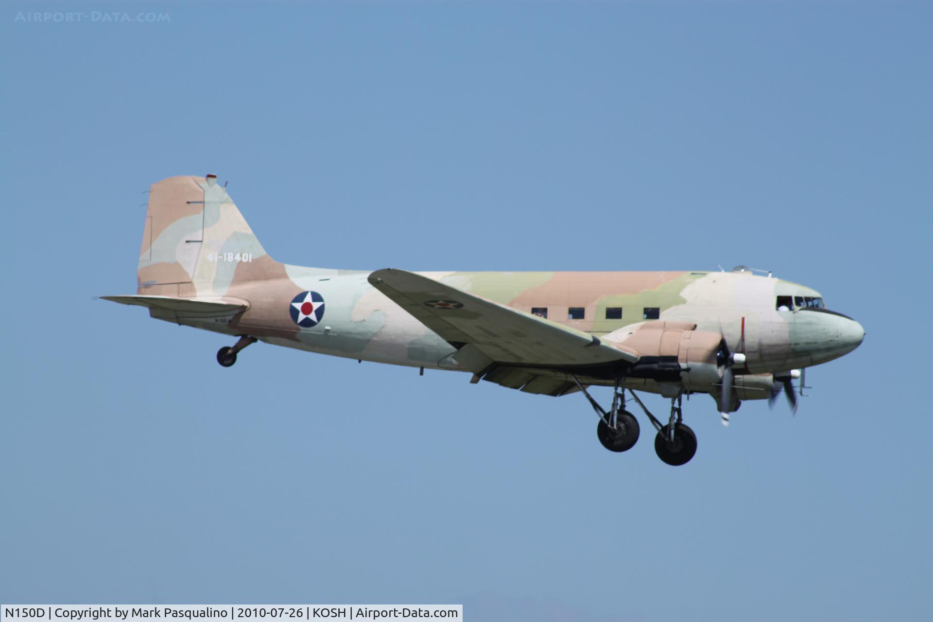 N150D, 1944 Douglas DC3C-S1C3G (C-47A) C/N 20195, Douglas C-47