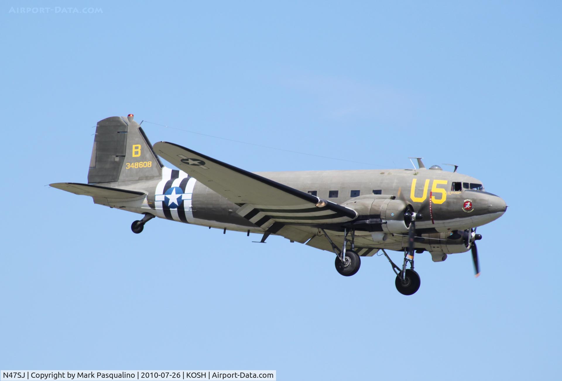 N47SJ, 1943 Douglas DC3C-R (C-47B-5-DK) C/N 14423, Douglas DC3C