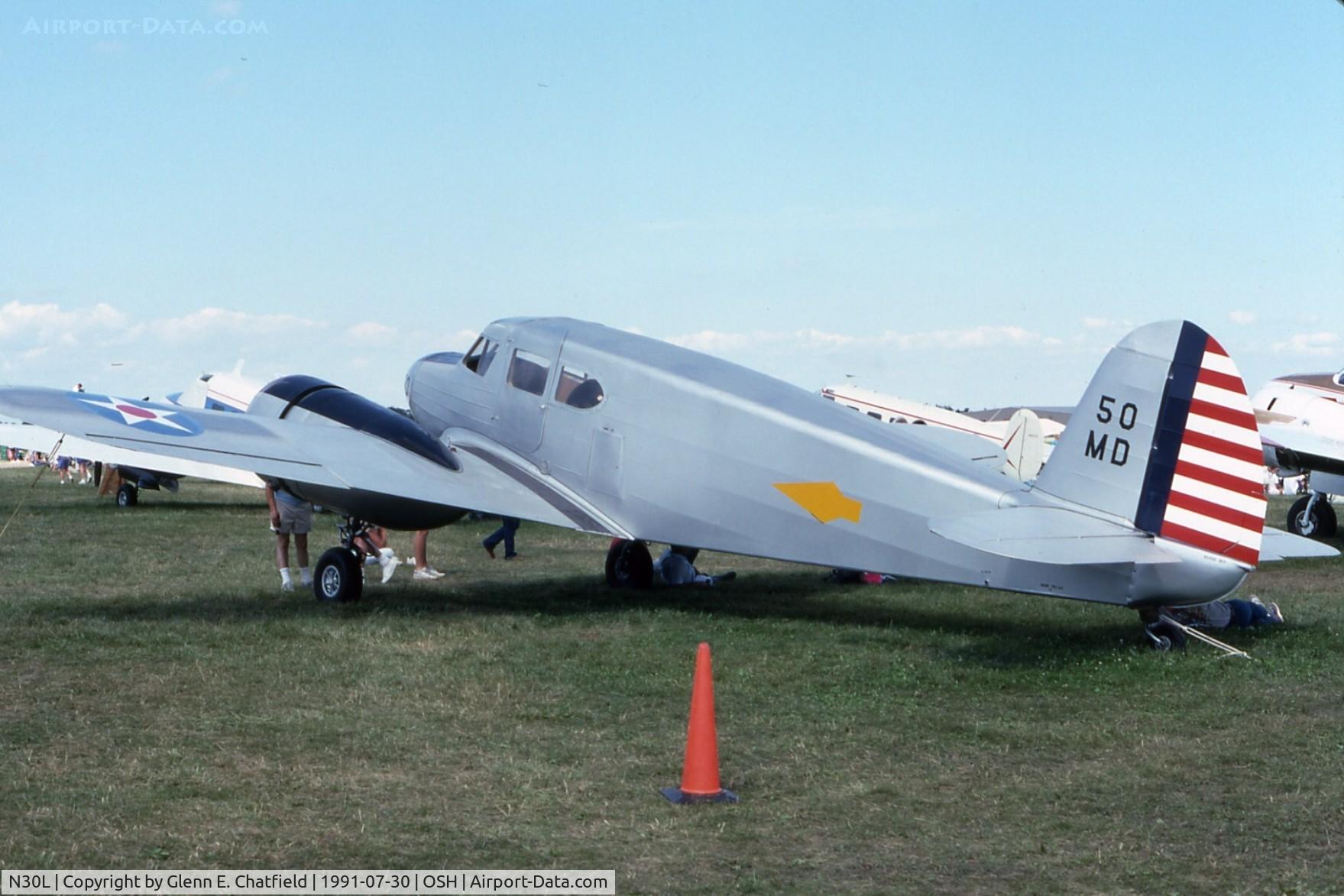 N30L, 1942 Cessna UC-78 (T-50) Bobcat Bobcat C/N 3772, UC-78 42-58281 at the EAA convention