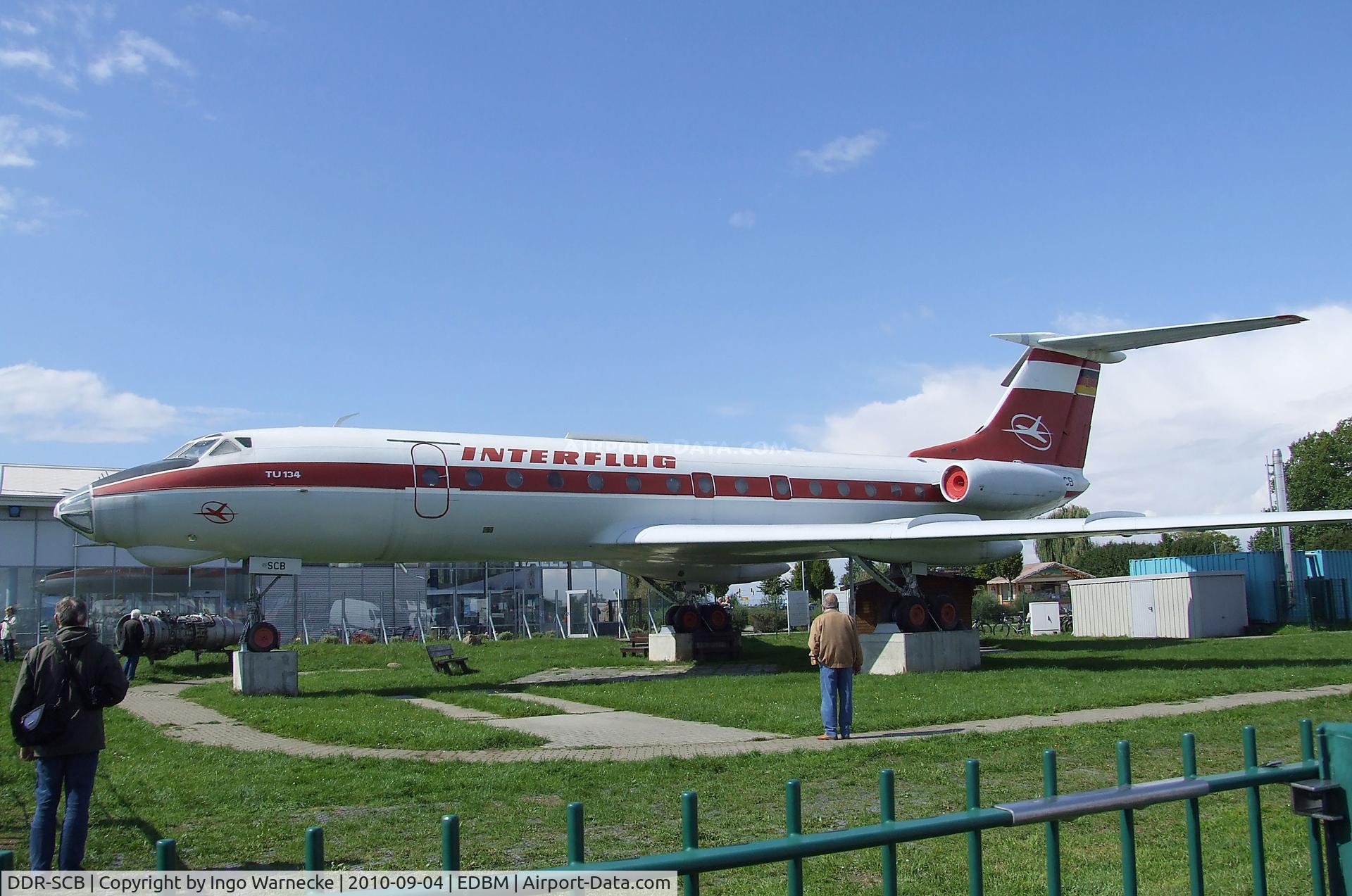 DDR-SCB, 1968 Tupolev Tu-134 C/N 8350503, Tupolev Tu-134 CRUSTY preserved at Magdeburg airfield