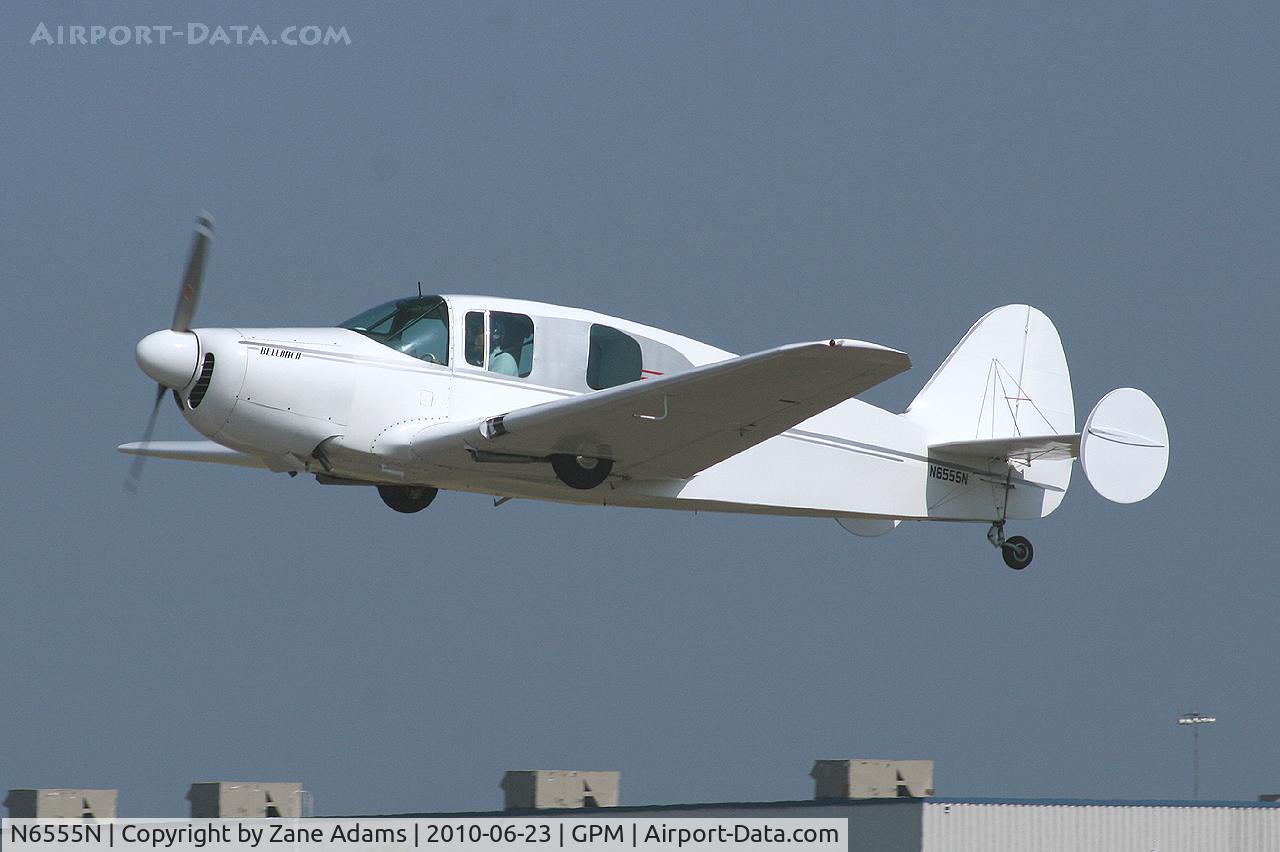 N6555N, 1950 Bellanca 14-19 Cruisair Senior C/N 2007, At Grand Prairie Municipal