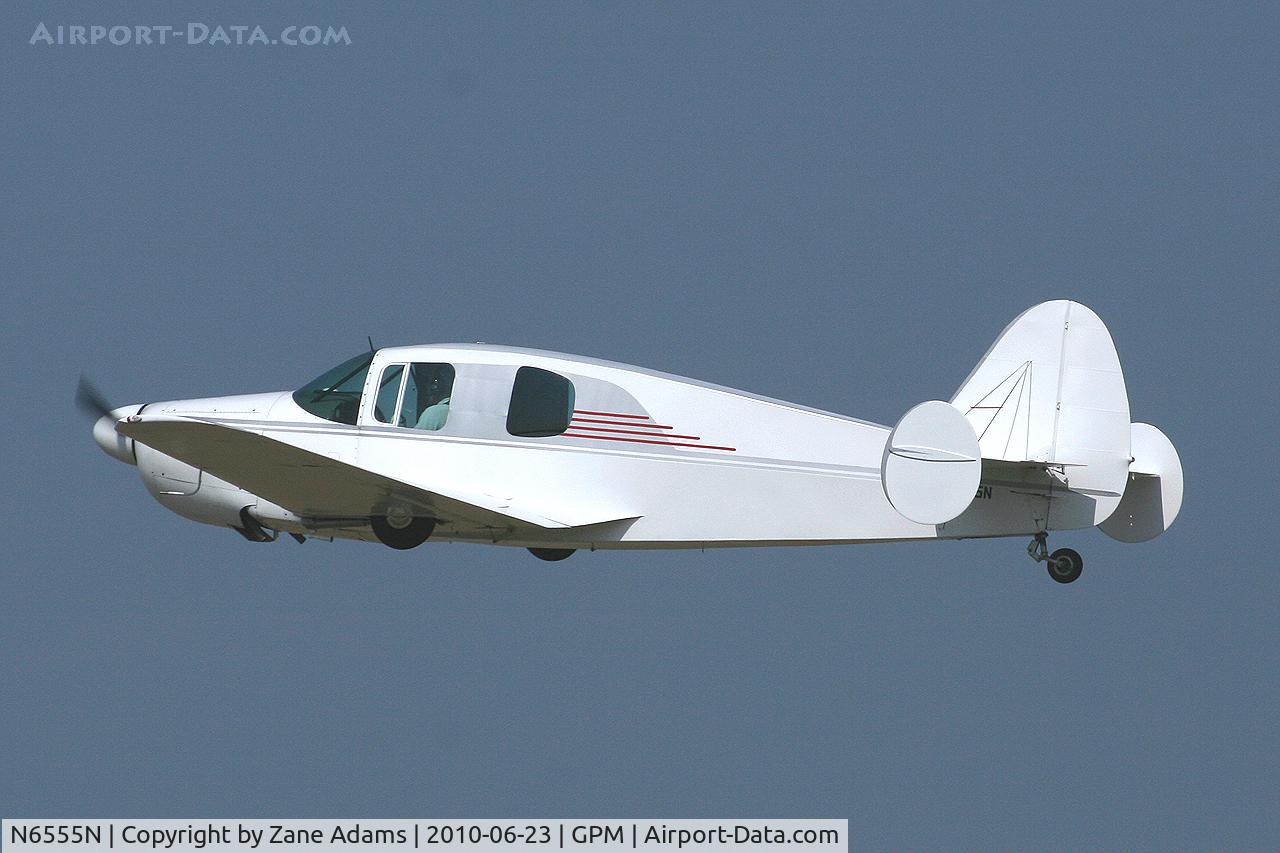 N6555N, 1950 Bellanca 14-19 Cruisair Senior C/N 2007, At Grand Prairie Municipal