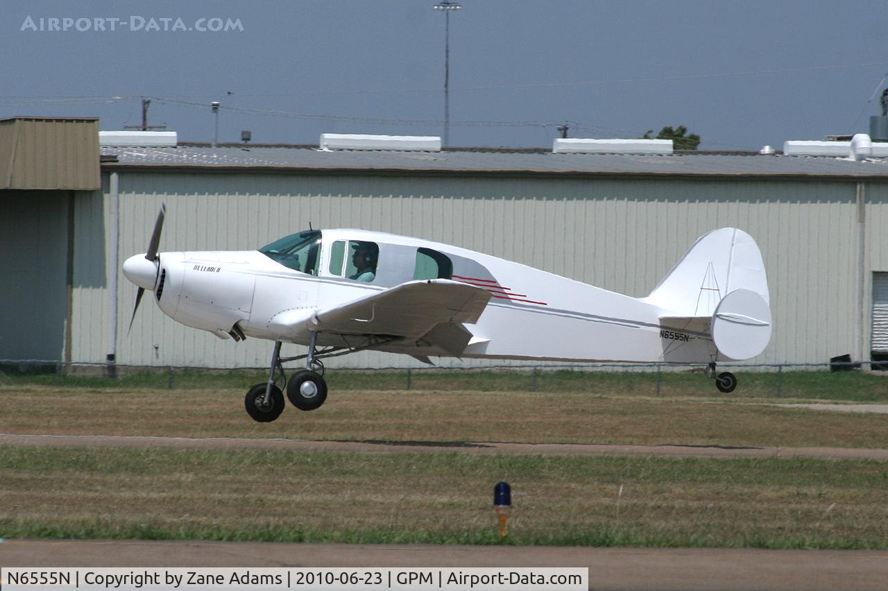 N6555N, 1950 Bellanca 14-19 Cruisair Senior C/N 2007, At Grand Prairie Municipal