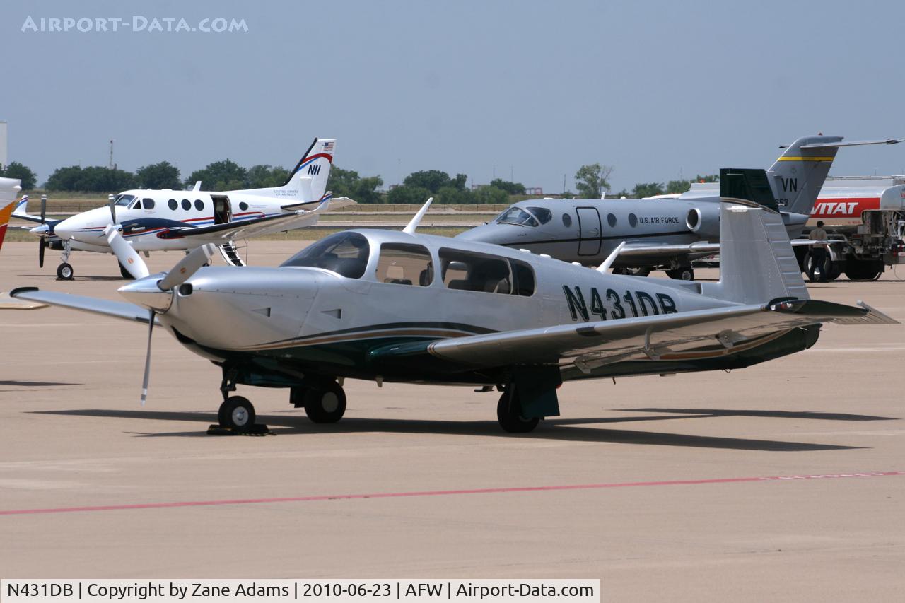 N431DB, 2003 Mooney M20R Ovation C/N 29-0288, At Alliance Airport, Fort Worth, TX