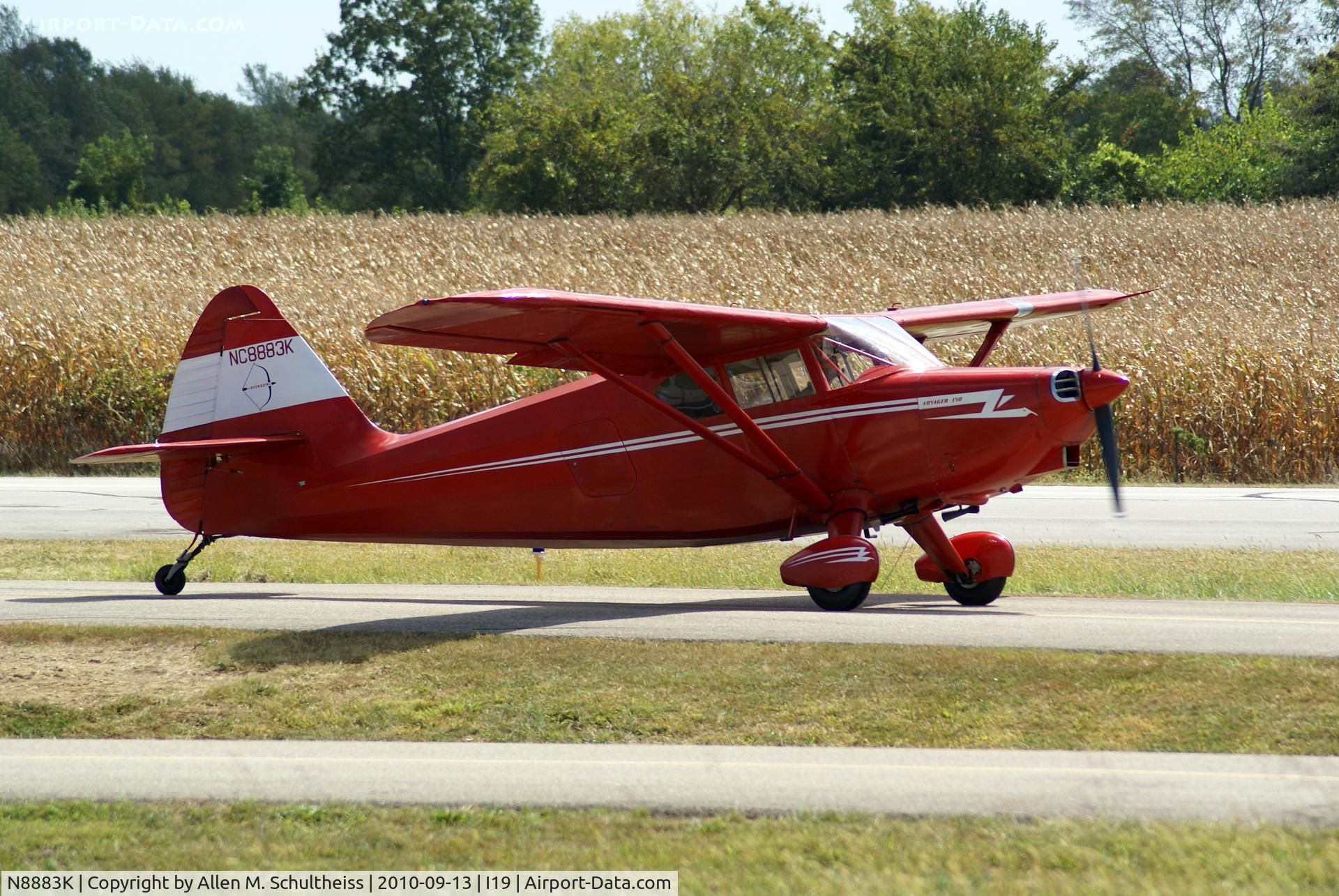 N8883K, 1947 Stinson 108-1 Voyager C/N 108-1883, 1947 Stinson 108-1