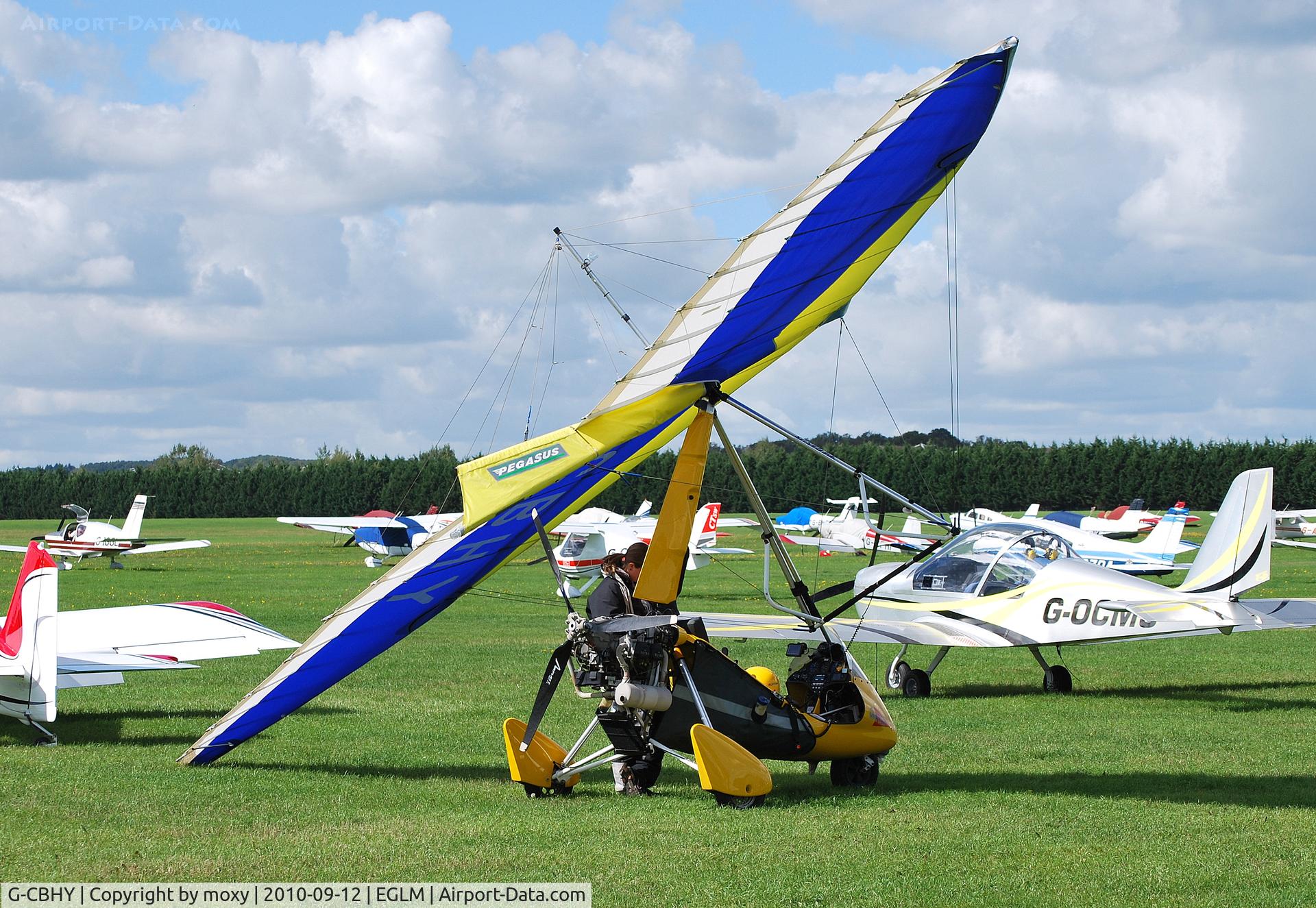 G-CBHY, 2001 Pegasus Quantam 15-912 C/N 7859, Pegasus Quantum 15-912 at White Waltham.
Rotax 912-UL