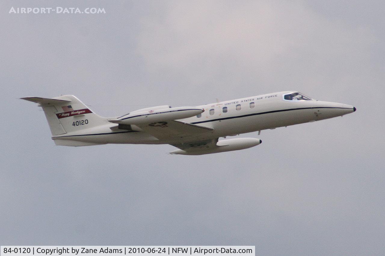 84-0120, 1984 Gates Learjet C-21A C/N 35A-566, USAF C-21A departing NASJRB Fort Worth