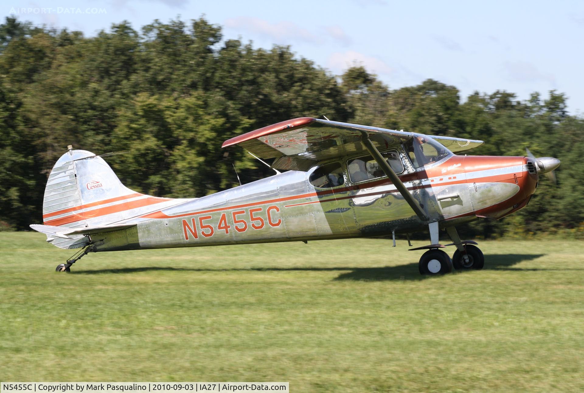 N5455C, 1950 Cessna 170A C/N 19489, Cessna 170A