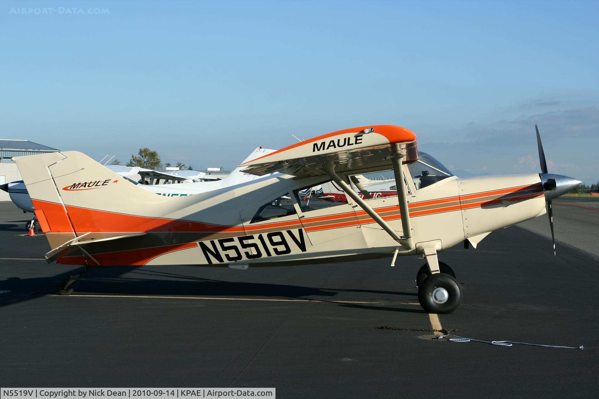 N5519V, 2004 Maule M-7-260C Orion C/N 30033C, KPAE