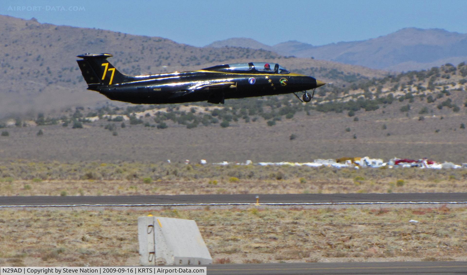 N29AD, 1968 Aero L-29 Delfin C/N 792405, Race #77 1968 Aerovodochody L-29 DELFIN in Jet Class @ Reno Air Races climbing out