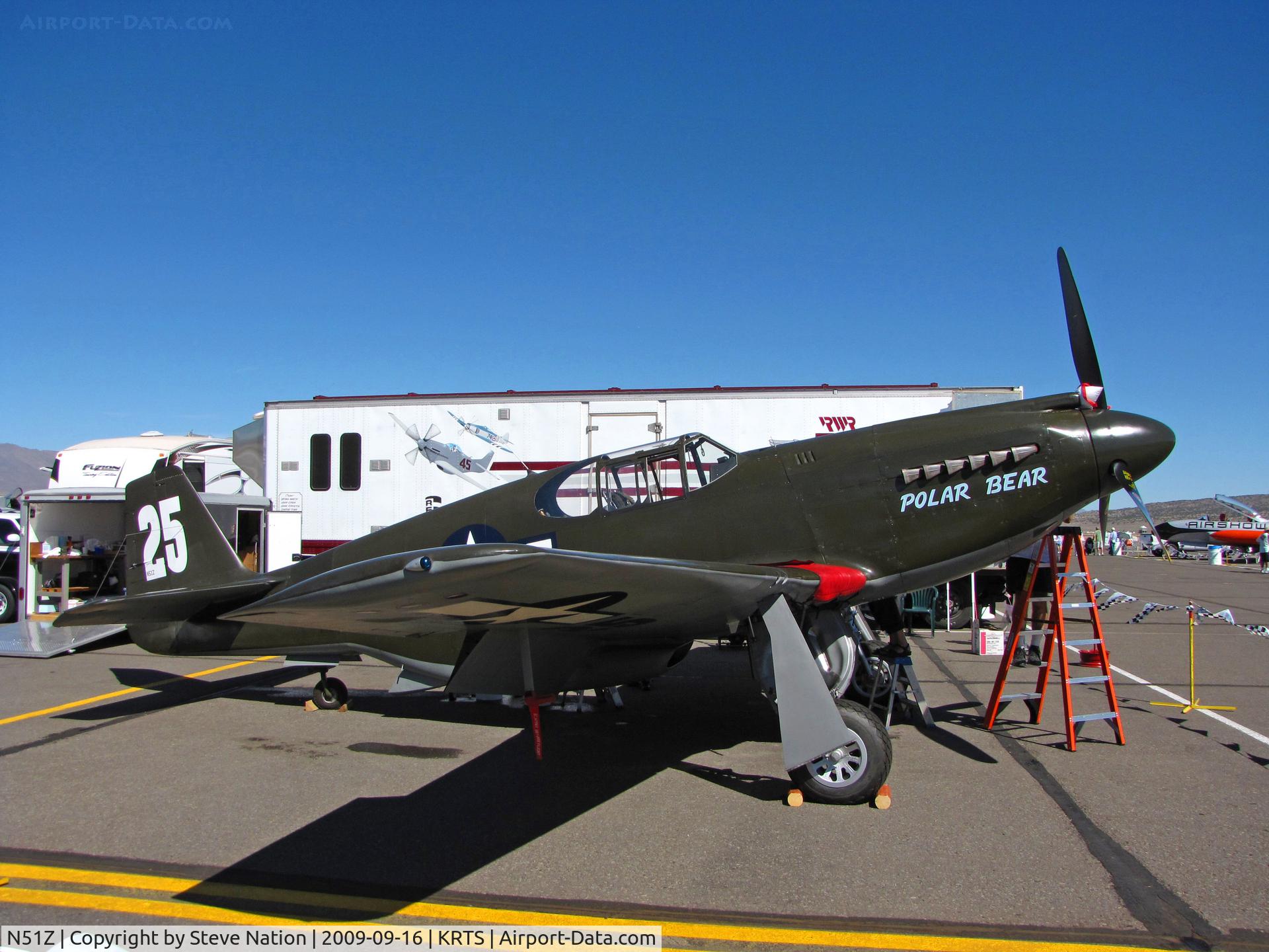 N51Z, 1985 North American P-51A-1NA Mustang C/N 99-22109, P-51A #25 