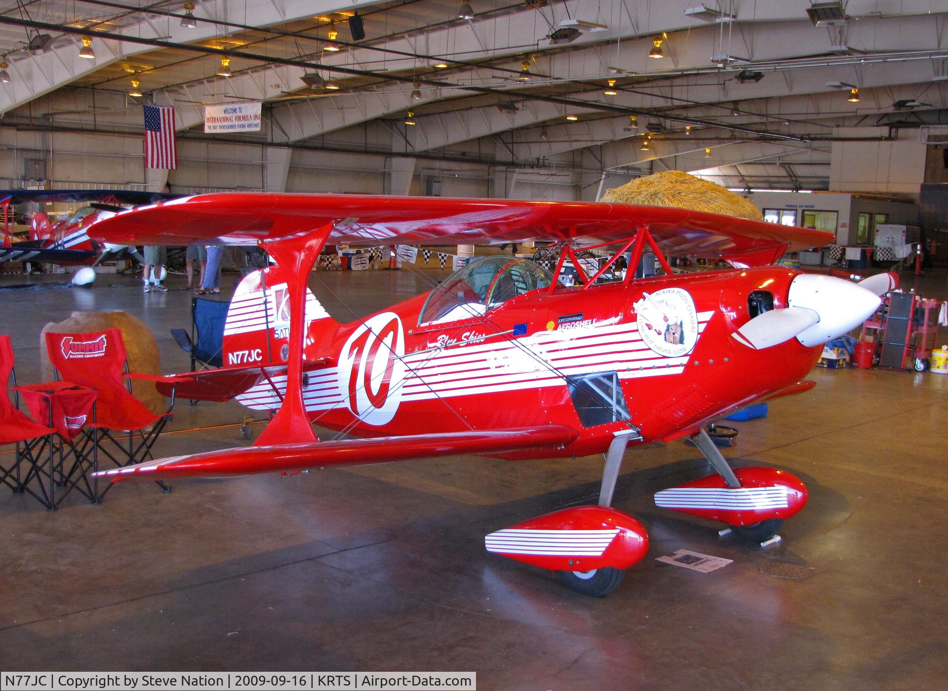 N77JC, 1995 Pitts S-1S Special C/N KA102-JEL-1, Race #10 1995 Lauck James Edward PITTS S1S in Biplane Class @ 2009 Reno Air Races