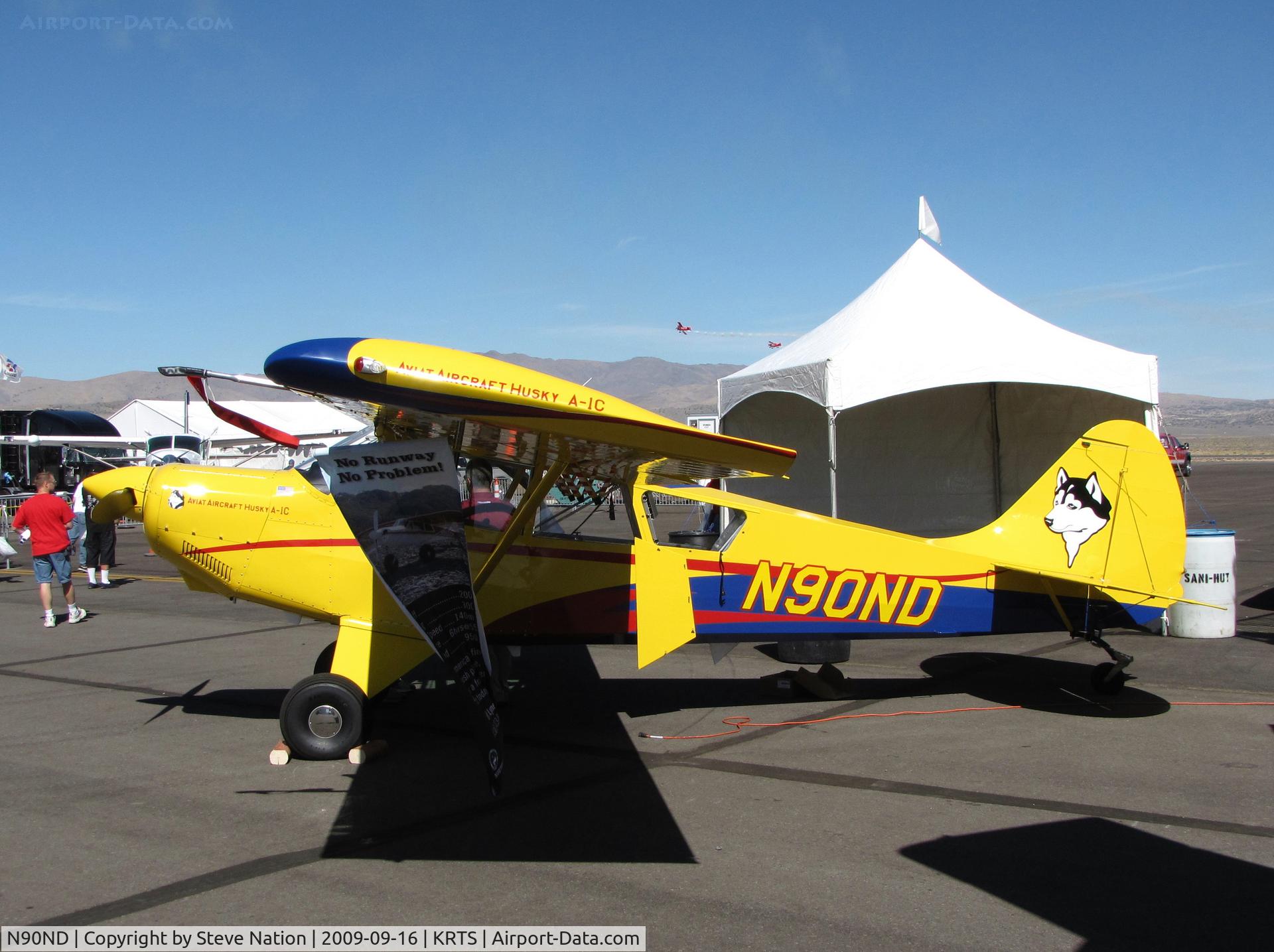 N90ND, Aviat A-1C Husky C/N 3036, New Aviat Aircraft Inc A-1C on static display @ 2009 Reno Air Races